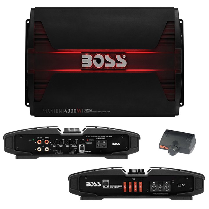 Boss Audio Monoblock 4000 Watt Car Audio Amplifier - PD4000