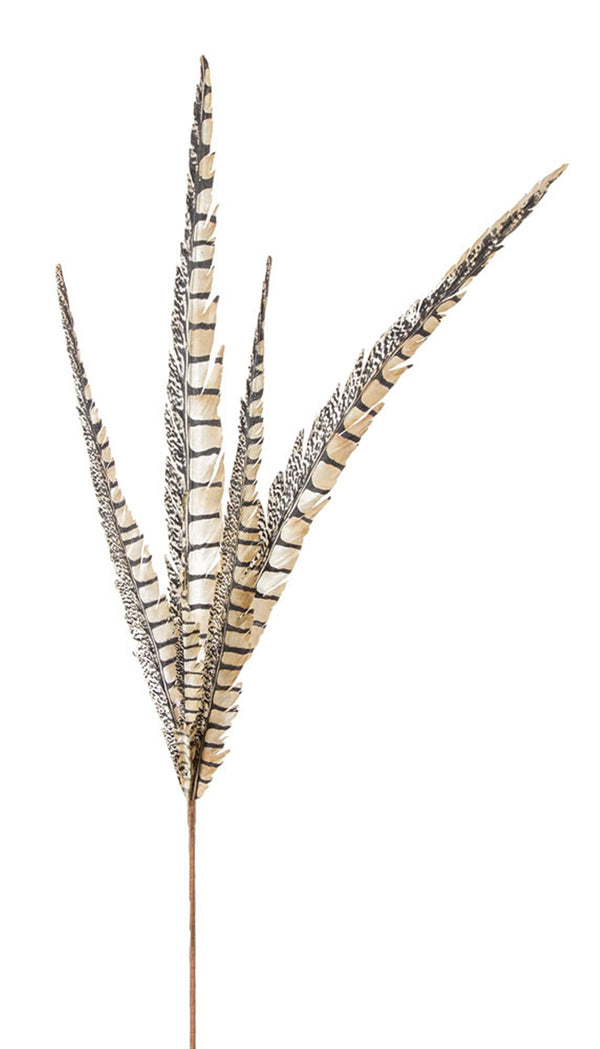 Faux Pheasant Feather Pick (Set of 12)