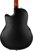 Ovation Applause 6 String Acoustic-Electric Guitar, Right, Black, Mid-Depth (AB24II-5)