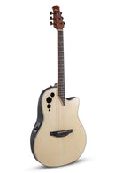 Ovation Applause Mid Depth Acoustic Electric Guitar - Natural - AE44-4S