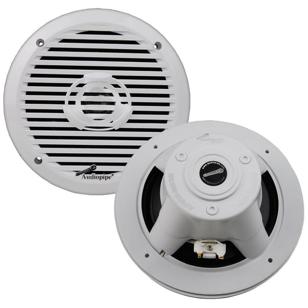 Audiopipe Marine 6.5" 2-Way Speakers (White) APSW-6032