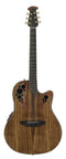 Ovation Celebrity Elite Exotic Mid-Depth Acoustic Electric Guitar - Figured Koa