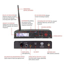 Nady 100-Channel UHF Wireless Handheld Microphone System - U-1100 HT