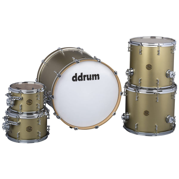 ddrum Dios 5 Piece Shell Pack - 10/12/14/16/22 - Satin Gold - DS MP 522 SG