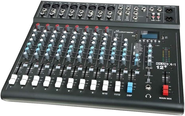 Studiomaster CLUB XS 12 Compact Mixing Console with USB, Bluetooth, DSP Effect