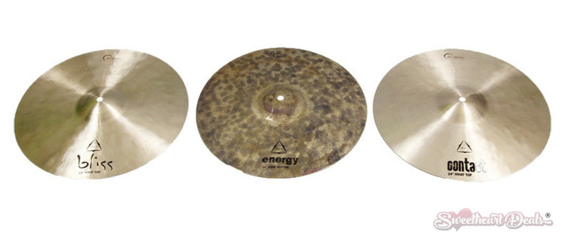 Dream Cymbals TriHat Diversity Set 14" - TRIHAT14D w/ Free Bag & Extra Clutch