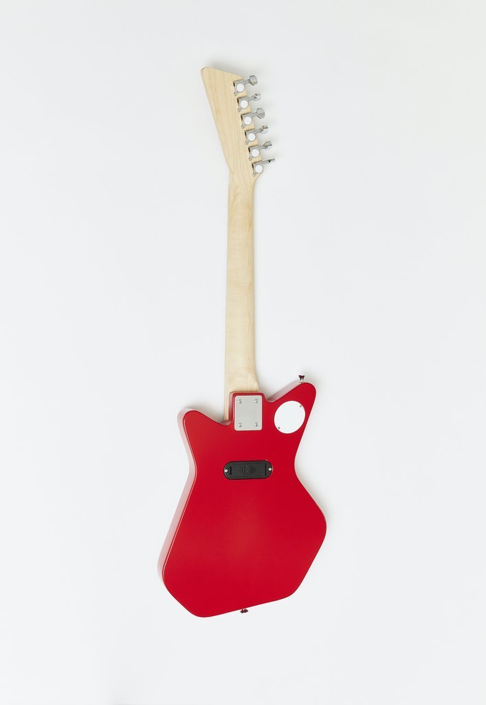 Loog Pro VI Mini Electric Guitar with Built-in Amplifier - Red - LGPRVIER