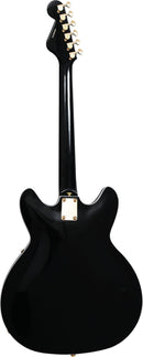 Hagstrom 67' Viking II Hollow-Body Electric Guitar - Black Gloss - VIK67-G-BLK