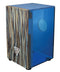 Tycoon Royal Blue Acrylic Cajon - Black Makah Burl Front Plate - TKXRB-29