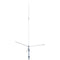 Tram 1481 200-Watt Dual-B& 3-Section Fiberglass Base Antenna 17" Tall (White)