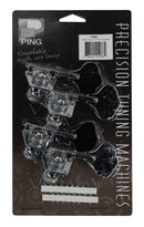 Ping 4-Left Popular Open Style Bass Machine Heads - Chrome - P2682