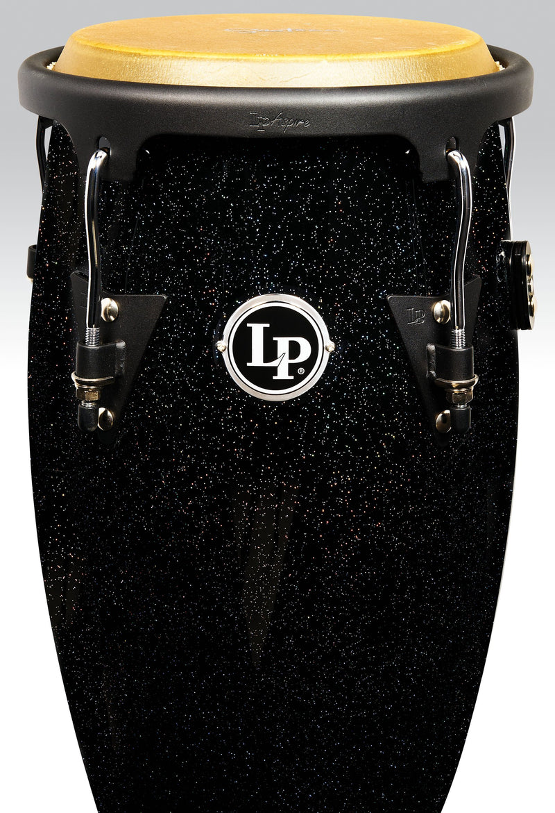 Latin Percussion Aspire 10” & 11” Santana Black Magic Conga Set w/ Double Stand