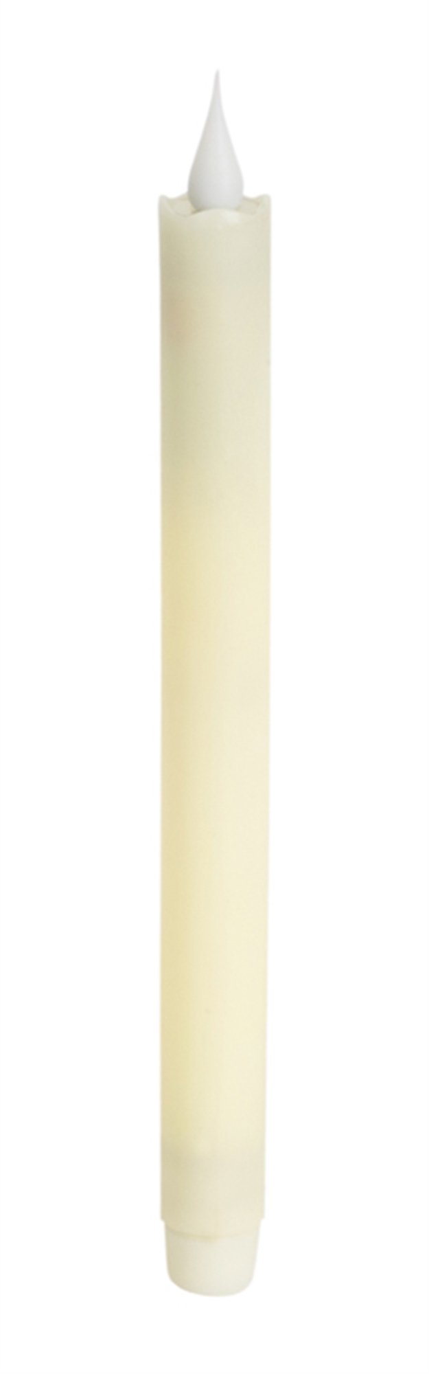 LED Wax Taper Candle with Moving Flame (Set of 4)