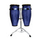 Rhythm Tech RT5504 Eclipse Conga Drum Set with Stands 10" + 11" Blue