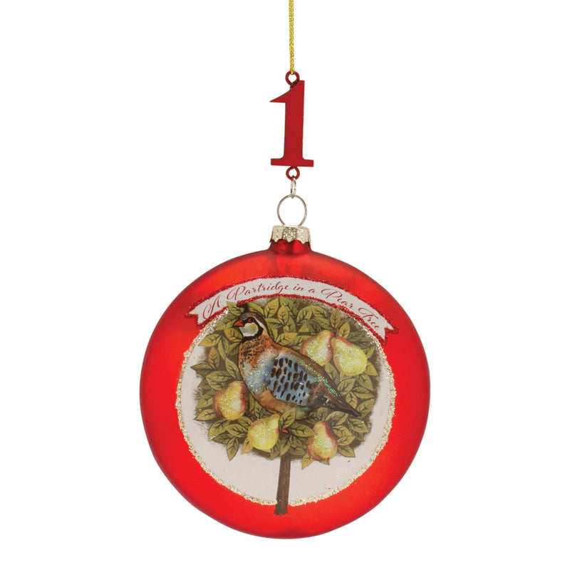 Twelve Days of Christmas Ornament (Set of 12)