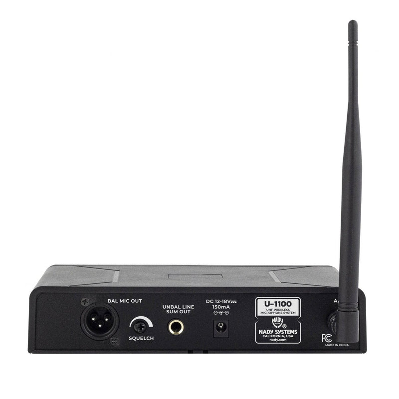 Nady U-1100 LT 100-Channel UHF Wireless Lapel & Headset Microphone System