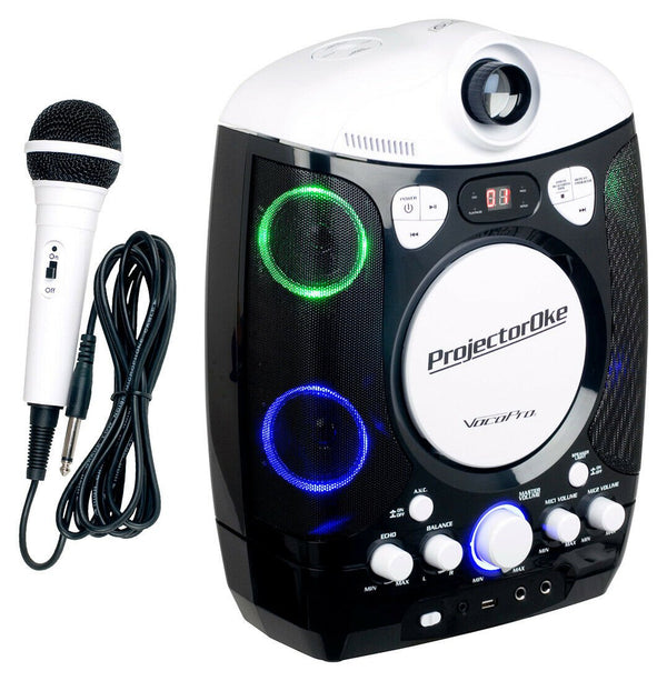 VocoPro ProjectorOke Karaoke System & LED Projector with CDG/Bluetooth