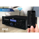 Pyle 200 Watt Bluetooth Stereo Amp Receiver with USB & SD Card Readers - PDA6BU