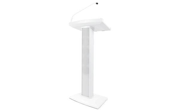 Denon Professional Lectern with Active Speaker Array - White - LECTERNACTIVEW