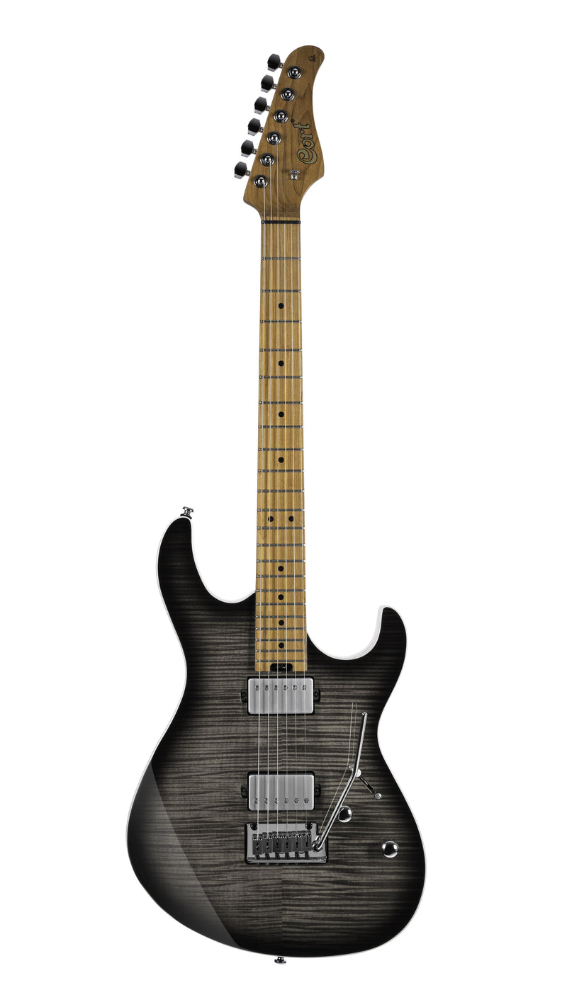 Cort G290FATIITBB Double Cutaway Electric Guitar - Trans Black Burst