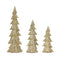 Rustic Gold Pine Tree (Set of 3)