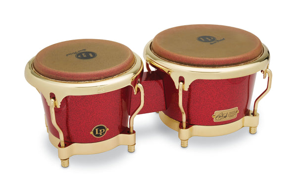 Latin Percussion LP794V-ARG Galaxy Fausto Cuevas III Fiberglass Bongos - Red