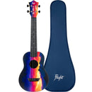 Flight Sunset Travel Concert Ukulele w/ Gig Bag - TUC EE SUNSET