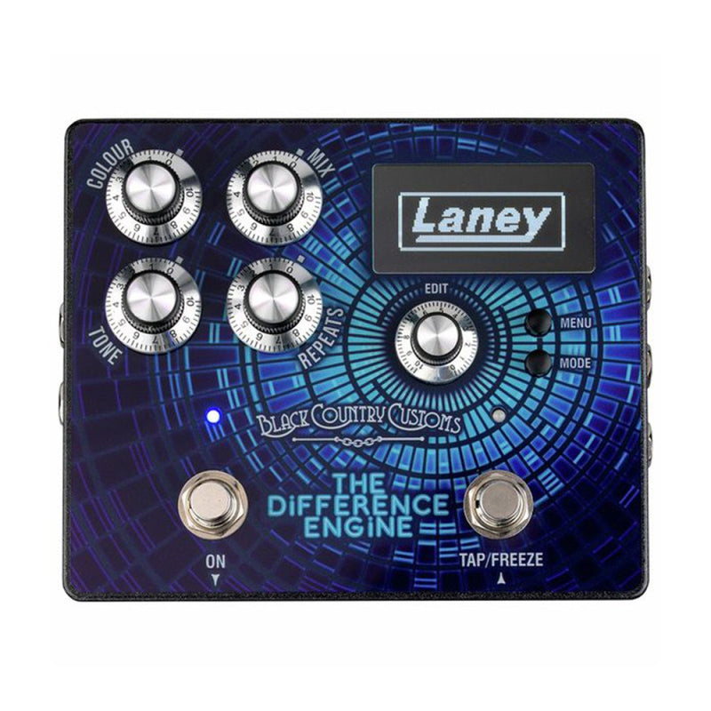 Laney The Difference Engine Tri-Mode Delay Effects Pedal - BCC-TDE