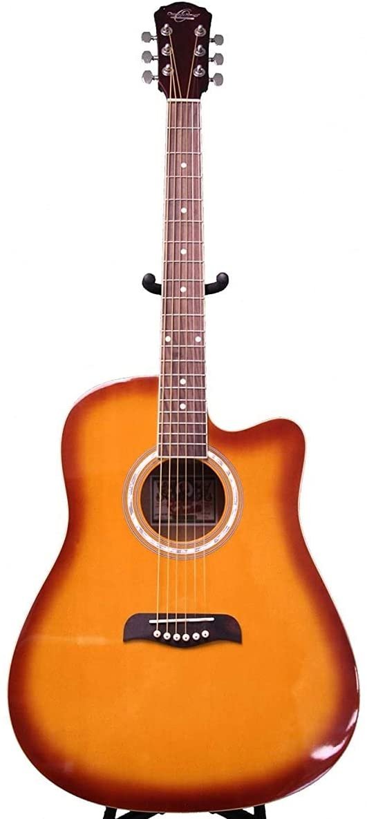 Oscar Schmidt Dreadnought Acoustic Guitar w/ Gig Bag & Picks - Tobacco Sunburst