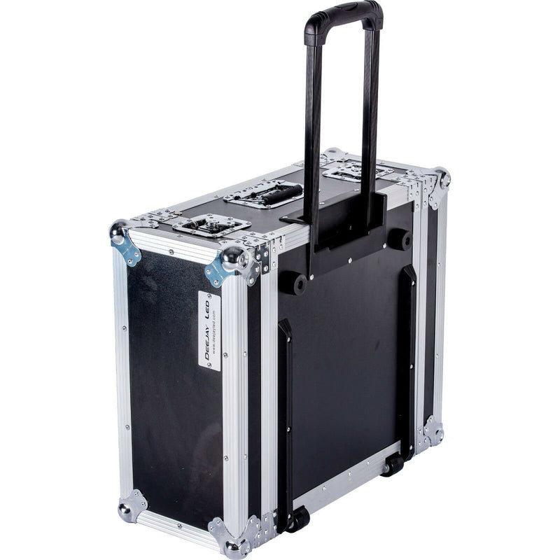 DeeJay LED 4 RU Amplifier Deluxe Case with Wheels and Pull-Out Handle (18" Deep)