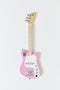 Loog Mini Electric 3 String Electric Guitar w/ Built-in Amp - Pink - LGMIEM