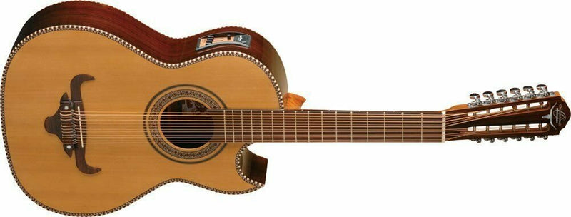 Oscar Schmidt OH52SE Bajo Sexto Acoustic-Electric Guitar w/ Free Deluxe Gig Bag