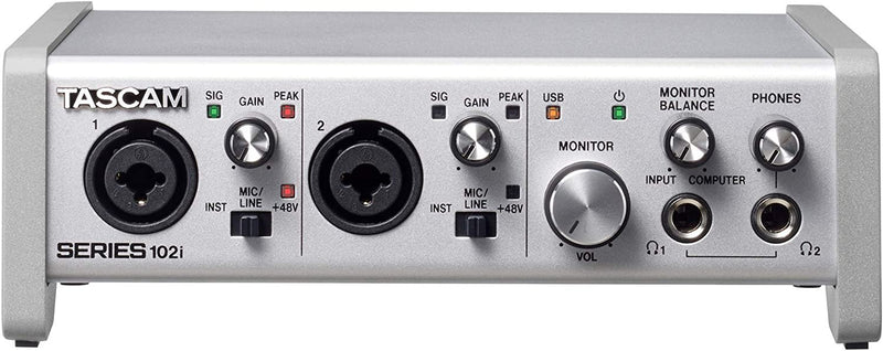 Tascam Series 102i 10-In/2-Out USB Audio/MIDI Interface