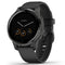 Garmin Vívoactive 4S GPS Smartwatch Slate Stainless Steel Bezel w/ Silicone Band