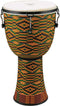 Tycoon 12″ Fiberglass Djembe - Key-Tuned - Kente Finish - TFJ-12K