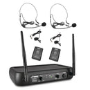 Pyle Pro PDWM2145 VHF Fixed-Frequency Wireless Microphone System