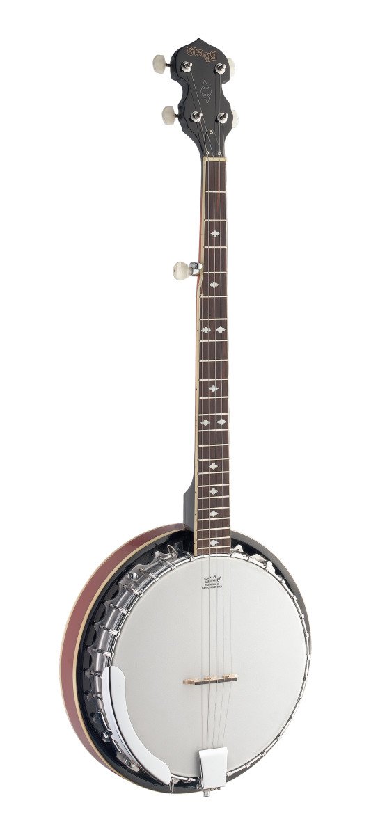 Stagg 5 String Bluegrass Banjo Deluxe w/ Metal Pot - BJM30 DL