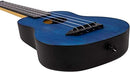 Flight Soprano Ukulele with Concert Neck & Gig Bag - Dark Blue - TUSL-35 DB