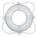 Taylor Made Foam Ring Buoy - 20" - White w/White Grab Line 360