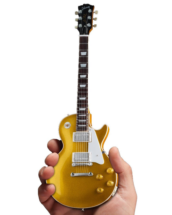 Axe Heaven Gibson 1957 Les Paul Gold Top Mini Guitar Replica - GG-121