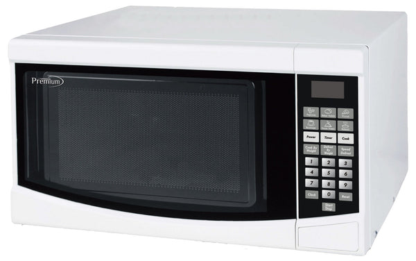 Premium 0.7 Cubic Feet Countertop Microwave Oven - White - PM7078