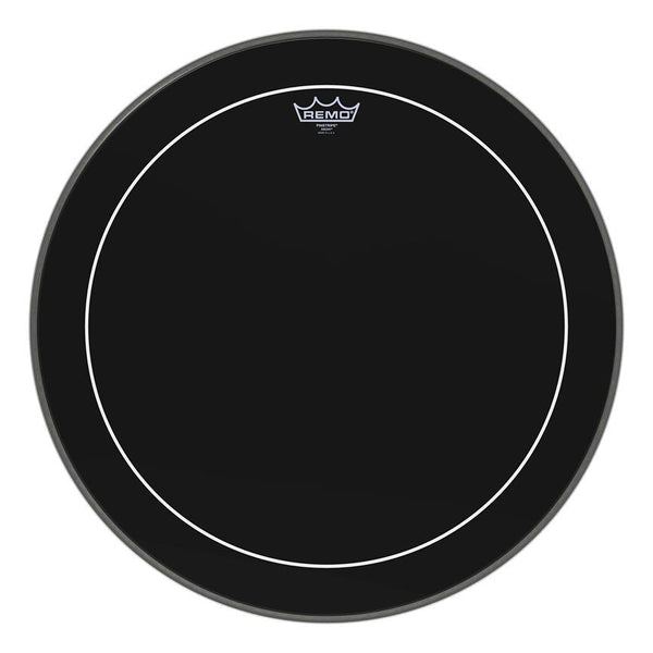 Remo Pinstripe Ebony 22" Bass Drumhead - ES-1622-PS