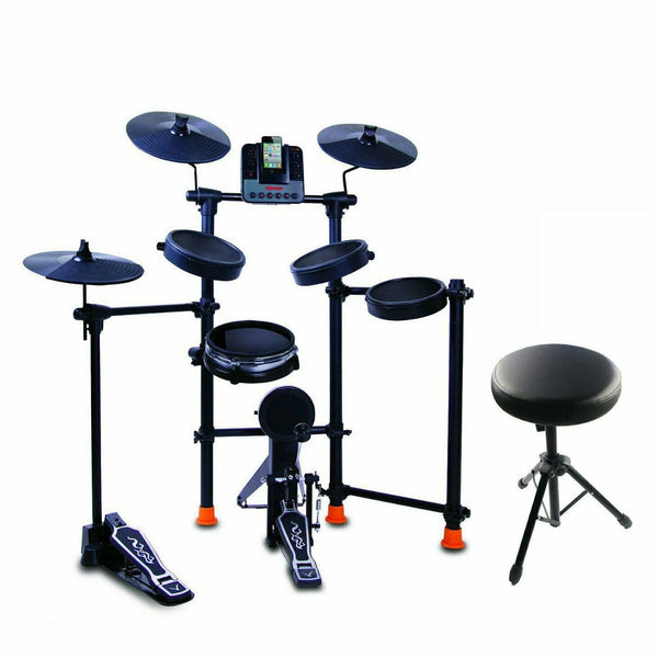 Jammin Pro IROCKER All In One Electronic Drum Set for iPod iPhone w/ Free Throne