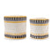 Striped Cotton Basket (Set of 2)