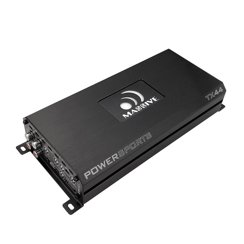 Massive TX44 120 Watts 4 Ohm Rms 4 Channel Bluetooth Marine Amplifier