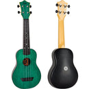 Flight Travel Soprano Ukulele w/ Gig Bag - Green - TUS-35 GR