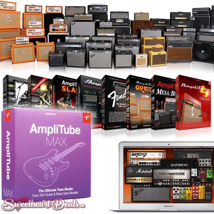 IK Multimedia AmpliTube Max - Guitar Amplifier Software Bundle - Download