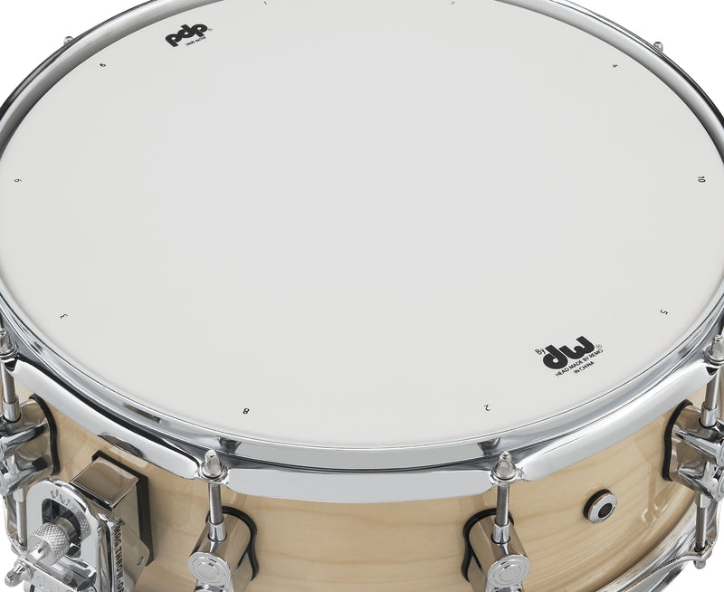 PDP Concept Maple 5.5x14 Snare Natural Lacquer with Chrome Hardware