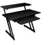 On-Stage Ergonomic Z-Frame Home Studio Workstation Desk - Black - WS7500B