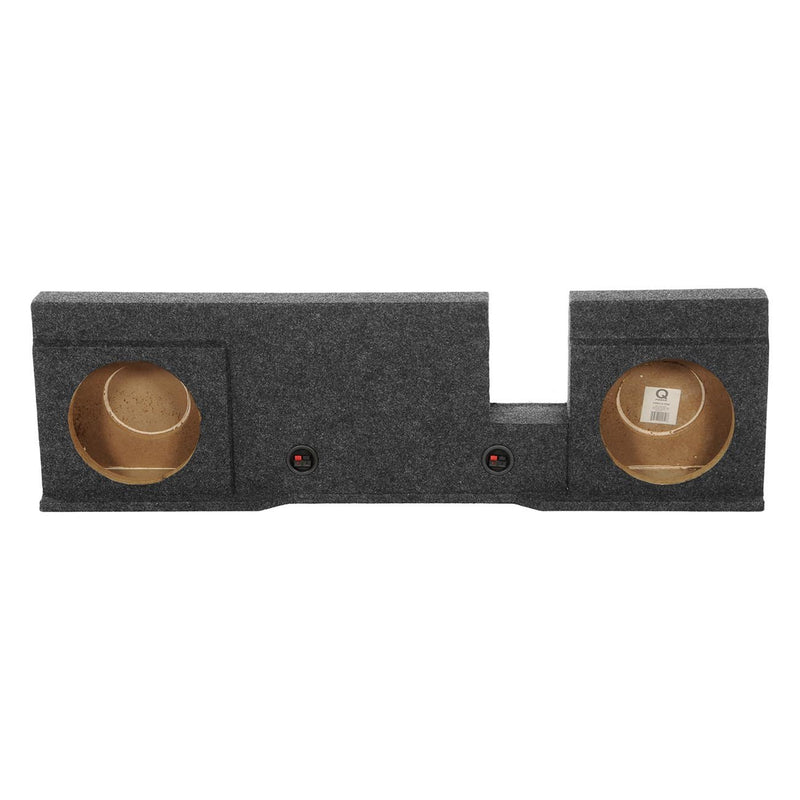 QPower Ford F-150 Super Crew '04-08 Dual 10 Sealed Empty Woofer Box BQFORD102004